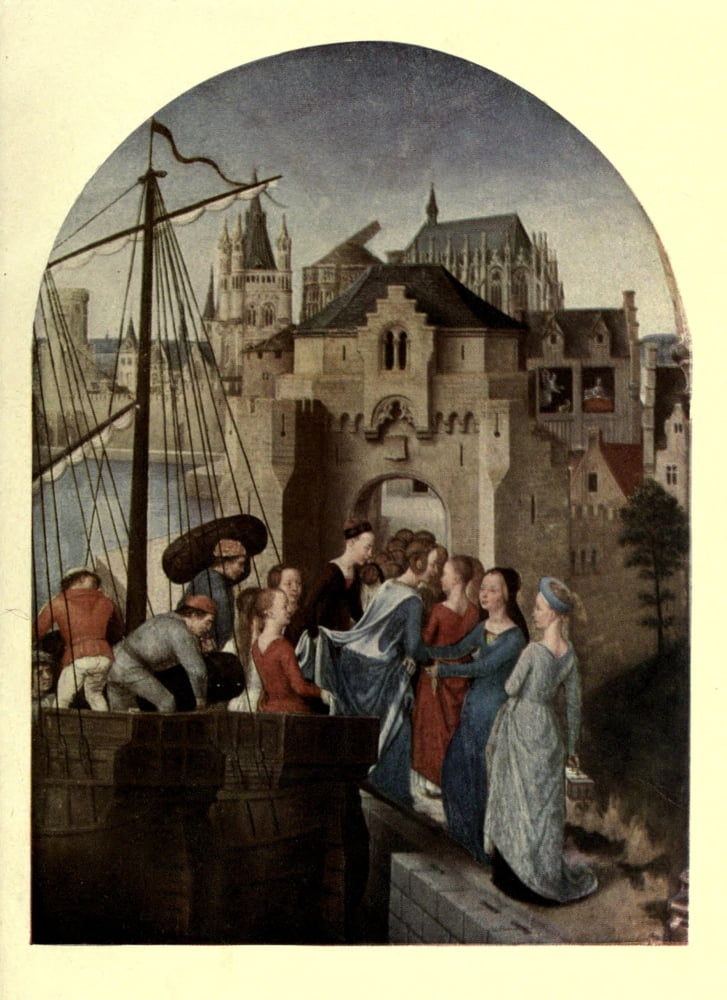 Memlinc 1909 Martyrdom of St Ursula Canvas Art - Hans Memling (24 x 36)