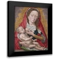 thumbnail image 1 of Memling, workshop ofÂ&nbsp;Hans 11x14 Black Modern Framed Museum Art Print Titled - Virgin and Child, 1 of 5