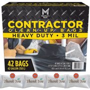 Memmbers Mark Commercial Contractor 42-Gallon Clean-Up Bags, 42 ct.