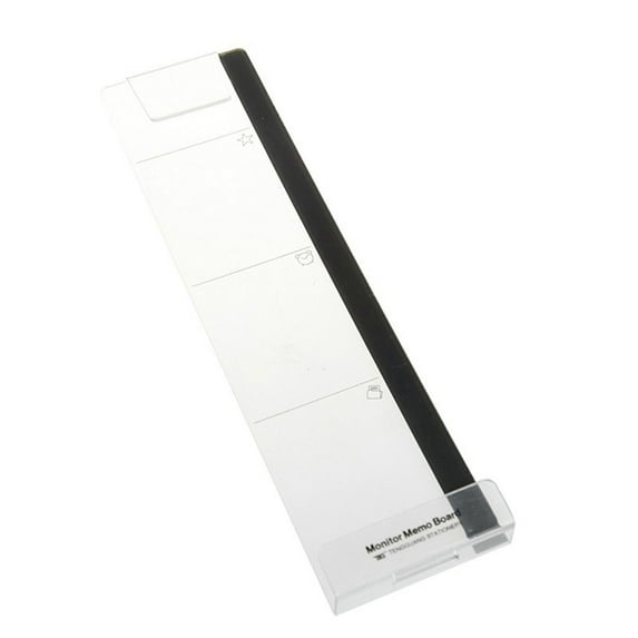 Memo Board Clearance! Hilingoto Memo Board, New Computer Monitor Screen Memo Board Pads Side Panel Sticky Reminder Holders, Acrylic Side Sticker for Computer Monitor Clearance Sales