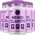 thumbnail image 1 of Memo Clarity Supplement Capsules – MemoClarity All Natural Memory Focus Pills, 5 Pack, 300 Capsules, 1 of 6
