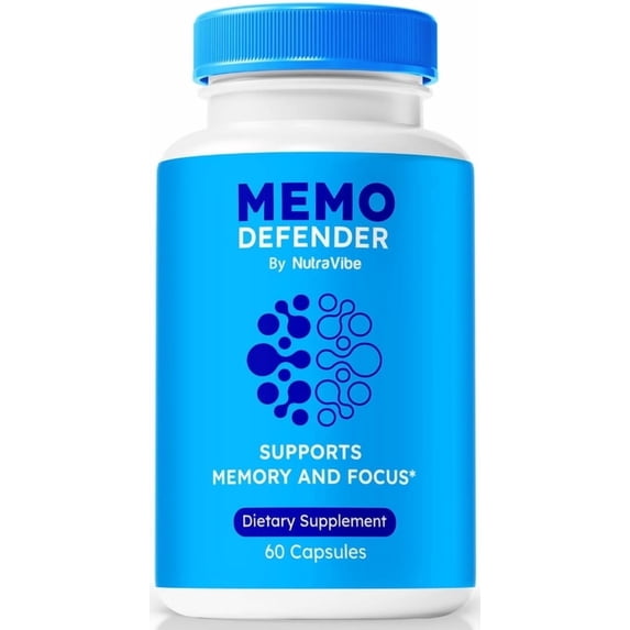 Memo Defender Brain and Memory Pills – Premium MemoDefender Tablets for Memory, Focus, and Cognitive Support, Vitamins for Mental Clarity, Reviews (60 Capsules)