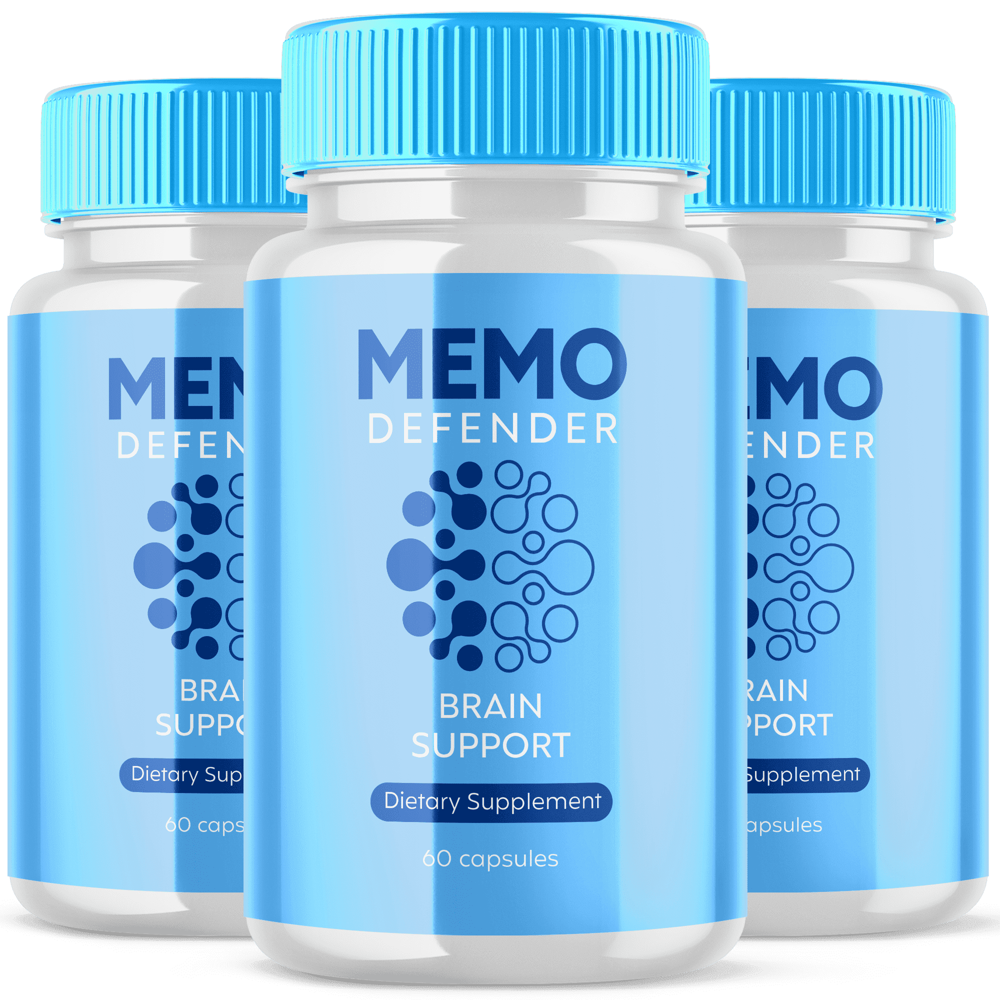 Memo Defender Brain Support Supplement Capsules Advanced Formula Pills ...