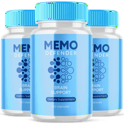 Memo Defender Brain Support Supplement Capsules Advanced Formula Pills 180 Capsules