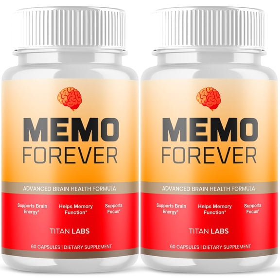Memo Forever Advanced Brain Support Formula Supplement MemoForever 120 Capsules