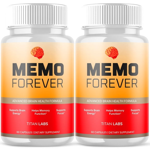 Memo Forever Advanced Brain Support Formula Supplement MemoForever 120 Capsules