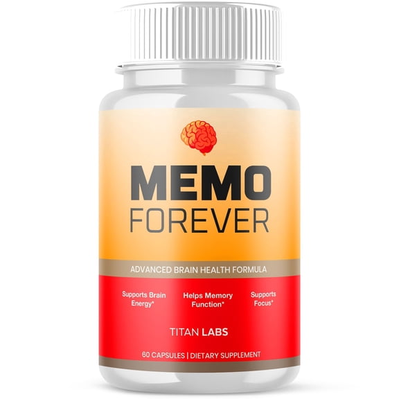 Memo Forever Advanced Brain Support Formula Supplement MemoForever 60 Capsules