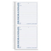 Memo Forms Book, 2-Part, Perforated, 11 in. x 5.5 in., 100 Sets