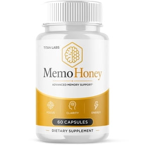 Memo Honey Advanced Brain Support Formula Supplement MemoHoney 60 Capsules