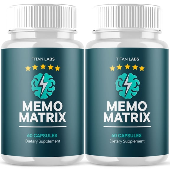 Memo Matrix Advanced Brain Support Formula Supplement MemoMatrix 120 Capsules