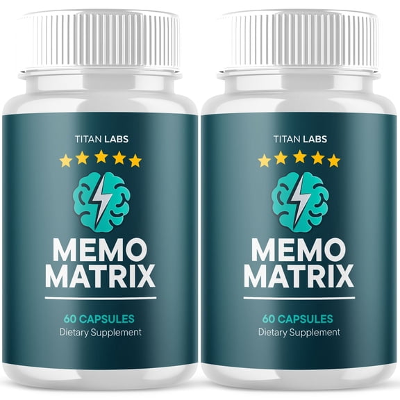 Memo Matrix Advanced Brain Support Formula Supplement MemoMatrix 120 Capsules
