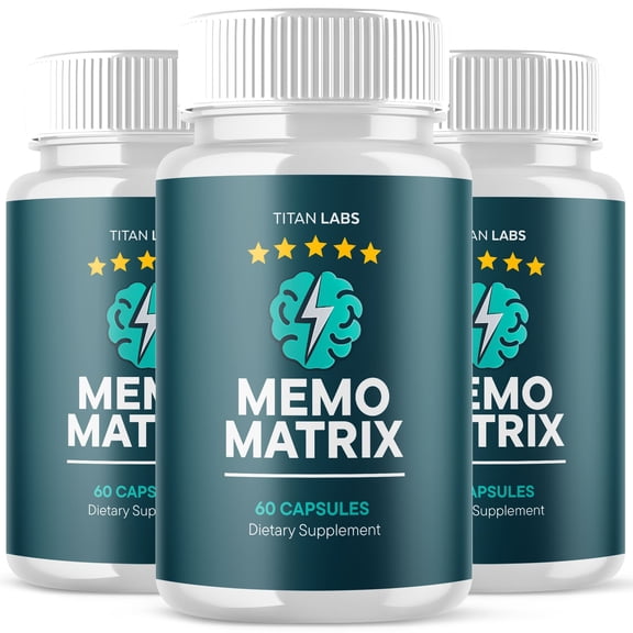 Memo Matrix Advanced Brain Support Formula Supplement MemoMatrix 180 Capsules