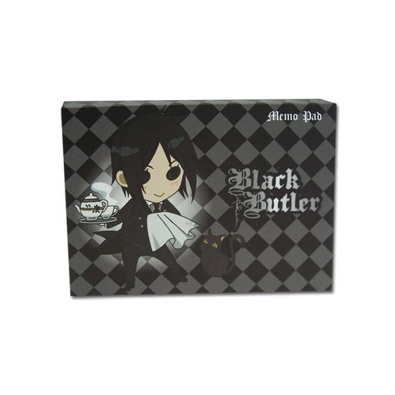 Memo Pad - Black Butler - New Sebastian Stationary Anime Licensed ge6397