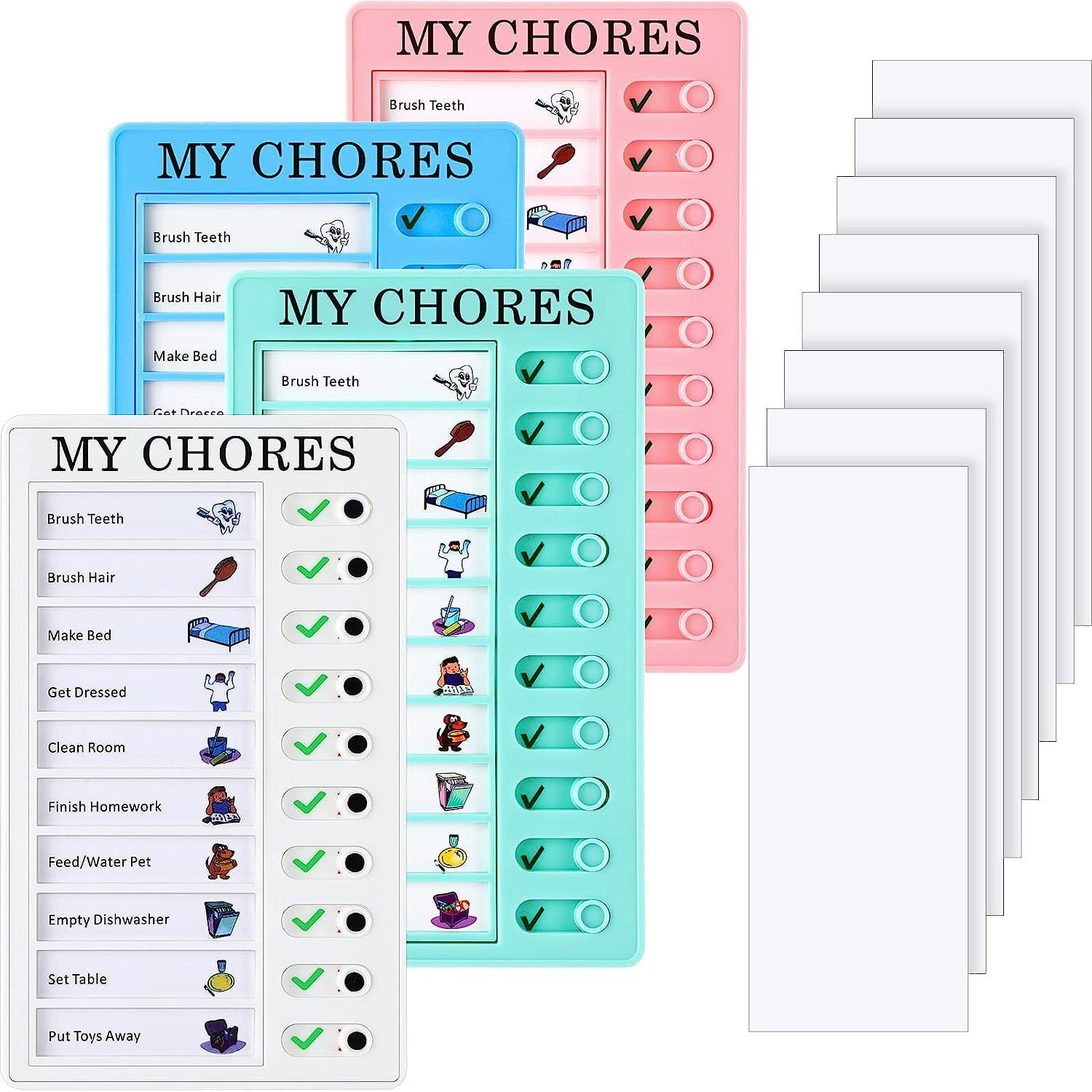 Memo Plastic Board Office Plastic Notes My Chores Checklist Portable Rv