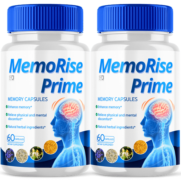 Memo Rise Prime Advanced Brain Support Supplement 120 Capsules