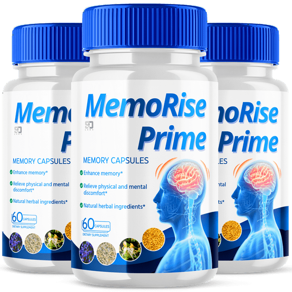 Memo Rise Prime Advanced Brain Support Supplement 180 Capsules