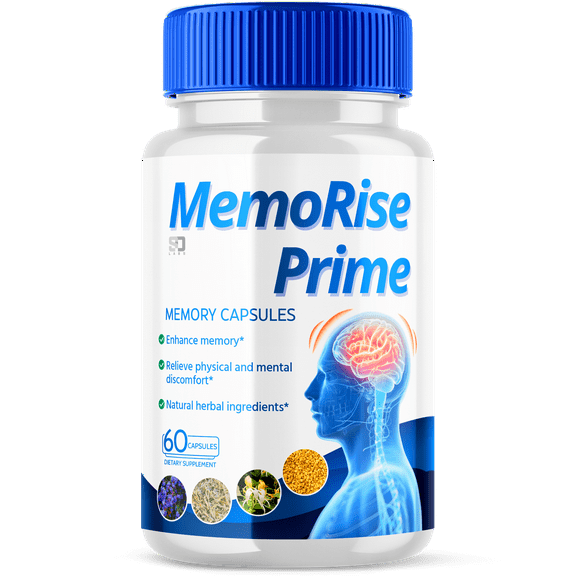 Memo Rise Prime Advanced Brain Support Supplement 60 Capsules