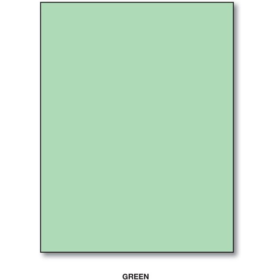Memo Sheets, 3 X 5 Inches, 500 Sheets Per Pack. (Pastel Green)