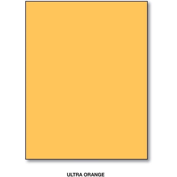 Memo Sheets, 3 X 5 Inches, 500 Sheets Per Pack. (Ultra Orange)