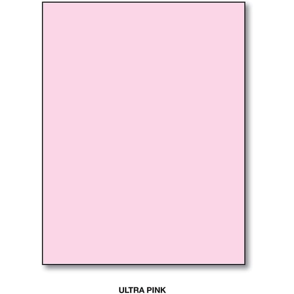 Memo Sheets, 3 X 5 Inches, 500 Sheets Per Pack. (Ultra Pink)