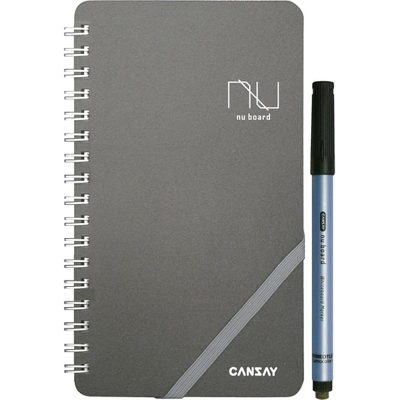 Memo Size (4 x 7 inch) International Edition NASH04US08 Whiteboard Notebook - Dry Erase Notebook - Dry Erase Mini Size Board - Environmentally Reusable Notebook