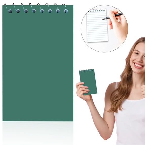 Memo Top Wire Bound Pocket Notepad, College Ruled, 3 x 5 Inch, 50 Sheets, 100 Pages