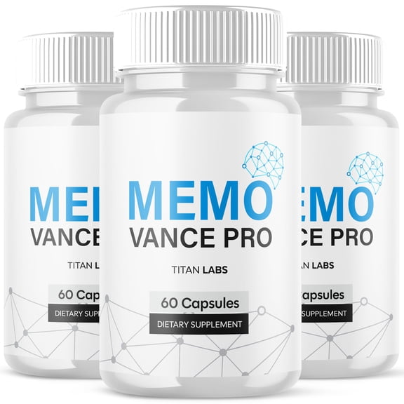 Memo Vance Pro Advanced Brain Support Formula Supplement MemoVance Pro 180 Capsules