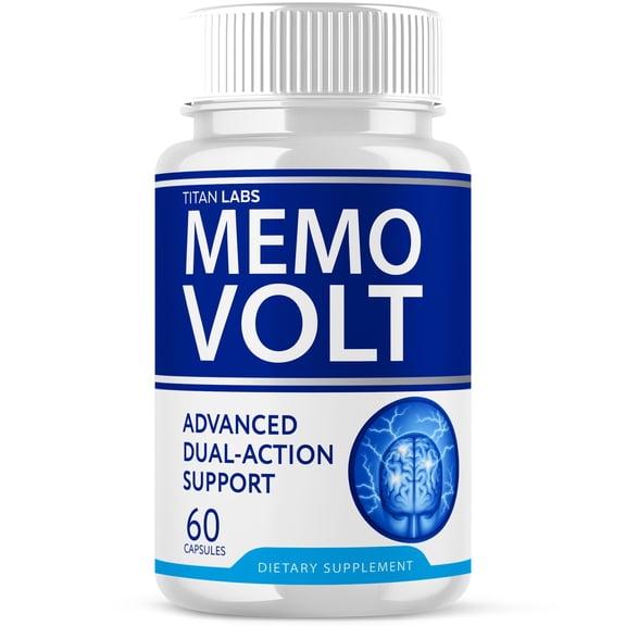 Memo Volt Advanced Brain Support Pills Formula Supplement MemoVolt Capsules (1 Pack)