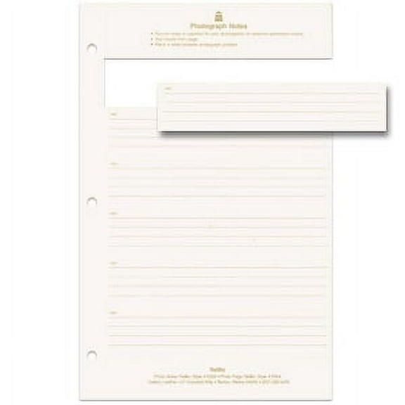 Memo note inserts for our SLIM LINE br Gallery Leather album
