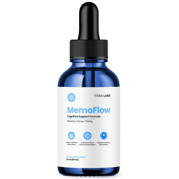 MemoFlow Drops Advanced Formula Brain Support Supplement Memo Flow (1 Pack)