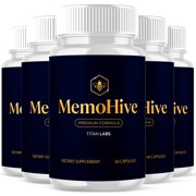 MemoHive Advanced Brain Support Pills Formula Supplement Memo Hive Capsules 5 Pack