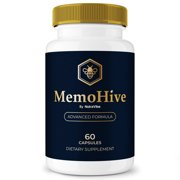 MemoHive Pills   Daily Formula with a Natural Blend to Help Maintain Focus, Memory & Concentration | Clean, Gentle, Easy-to-Swallow Capsules for Everyday Sharpness 60 Capsules