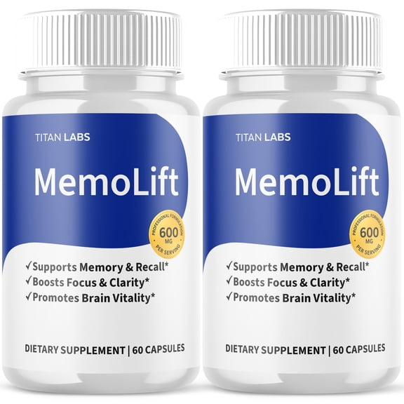 MemoLift Advanced Brain Support Formula Supplement Memo Lift 120 Capsules