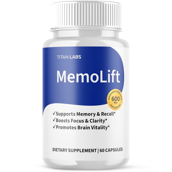 MemoLift Advanced Brain Support Formula Supplement Memo Lift 60 Capsules