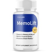 MemoLift Advanced Brain Support Formula Supplement Memo Lift 60 Capsules
