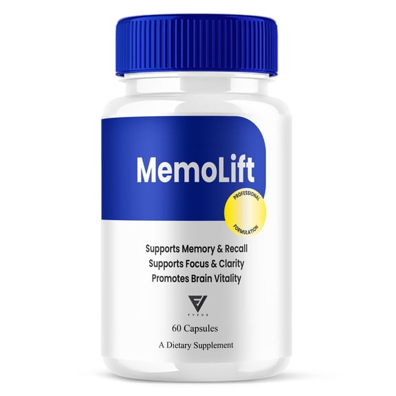 MemoLift Brain Health Supplement, Memo Lift Focus Support (60 Capsules)