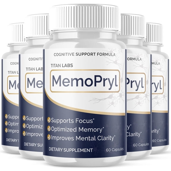 MemoPryl Advanced Brain Support Formula Supplement Memo Pryl 300 Capsules