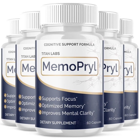 MemoPryl Advanced Brain Support Formula Supplement Memo Pryl 300 Capsules