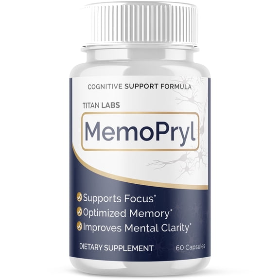MemoPryl Advanced Brain Support Formula Supplement Memo Pryl 60 Capsules
