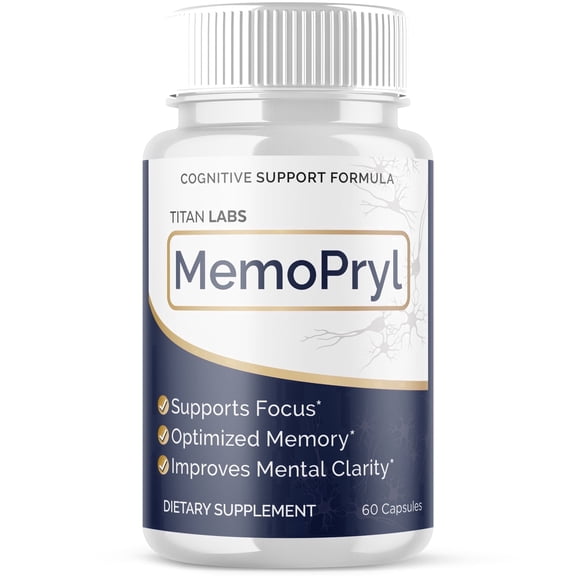 MemoPryl Advanced Brain Support Formula Supplement Memo Pryl 60 Capsules
