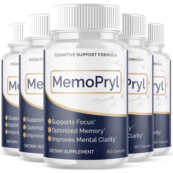 MemoPryl Advanced Formula Brain Support Pills Maximum Strength Supplement Memo Pryl 300 Capsules