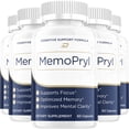thumbnail image 1 of MemoPryl Capsules – Memo Pryl Natural Blend Memory Focus Support Supplement, 5 Pack, 300 Capsules, 1 of 6