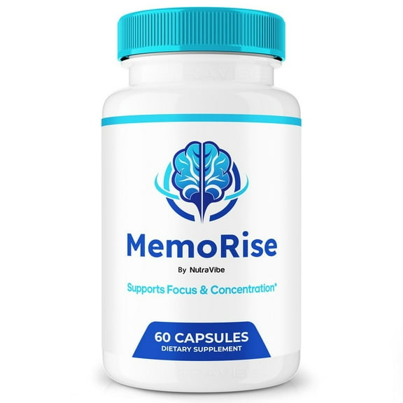 MemoRise Daily Formula with a Natural Blend to Help Maintain Focus, Memory & Concentration | Clean, Gentle, Easy-to-Swallow Capsules for Everyday Sharpness (60 Capsules)