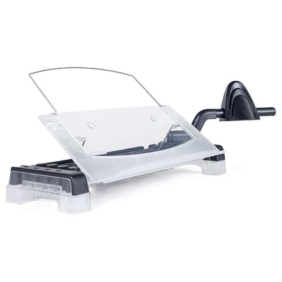 MemoScape Adjustable In-Line Document Holder for Typing Reduces Neck Strain Improves Focus Desk Organization Paper Holder Stand for Home Office Black VUR 2060