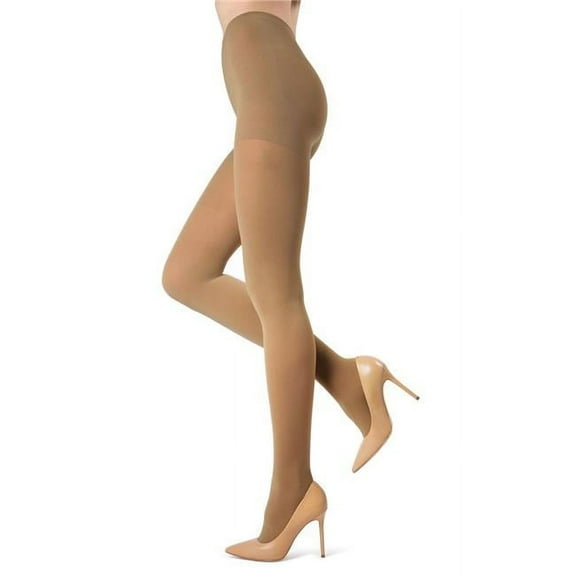 Melas Women's Melas Microfiber Opaque Control Top Tights - Womens - Female, Q1-2, Sunfair