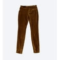 thumbnail image 1 of MeMoi Thin-Rib Slim-Cut Stretch Corduroy Leggings - Womens - Female, S-M, Bison, 1 of 12