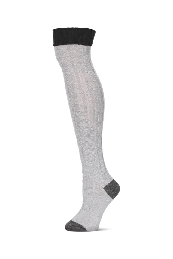 Women's Chain Mix Over The Knee Socks - Womens - Female, One Size, Grape Juice