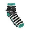 thumbnail image 1 of MeMoi Colorblock Fuzzy Non-Skid Socks with Aloe - Womens - Female, One Size, Blue, 1 of 11