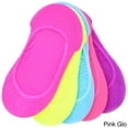 thumbnail image 1 of MeMoi Foot Massaging Shoe Liners 5 Pack - Womens - Female (One Size, Pink Glo), 1 of 4