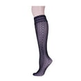 thumbnail image 1 of MeMoi Ornate Lace Net Knee High Socks - Womens - Female, One Size, Red Lollipop, 1 of 2
